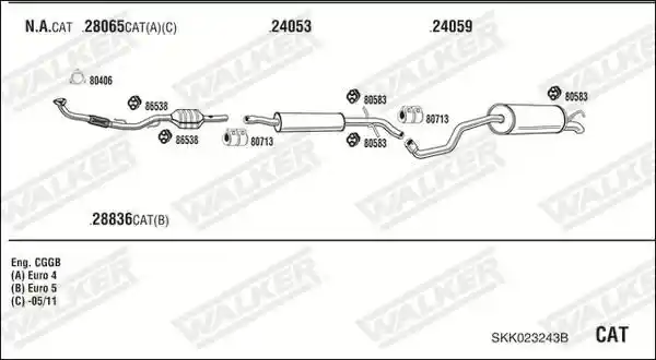 WALKER SKK023243B