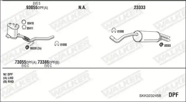 WALKER SKK023245B