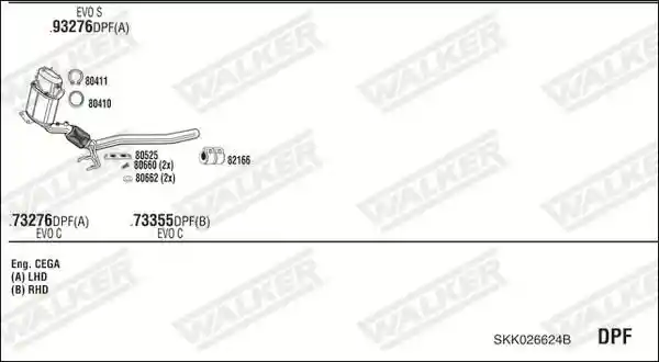 WALKER SKK026624B