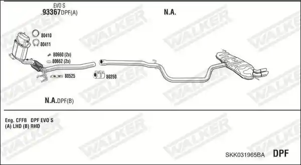 WALKER SKK031965BA