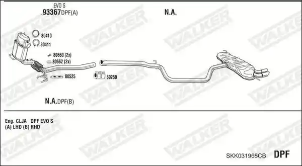 WALKER SKK031965CB