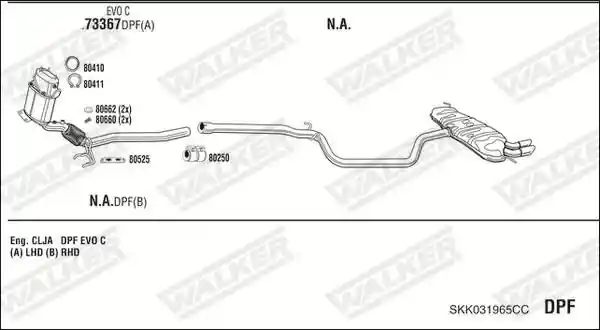 WALKER SKK031965CC