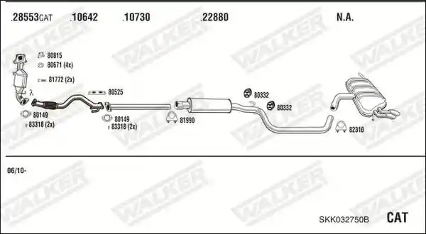 WALKER SKK032750B