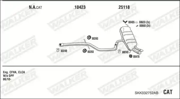 WALKER SKK032752AB