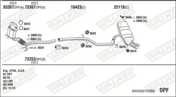 WALKER SKK032752BB
