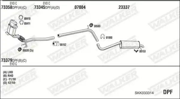 WALKER SKK033314
