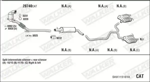 WALKER SKK115161A