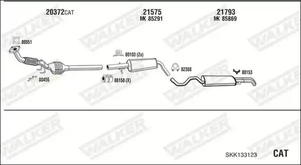 WALKER SKK133123