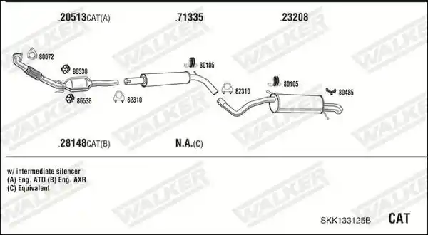 WALKER SKK133125B