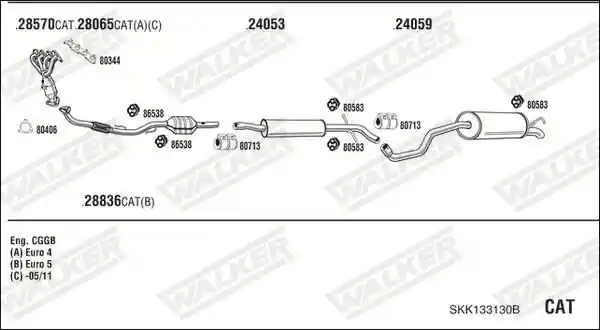 WALKER SKK133130B