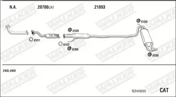 WALKER SZ40003