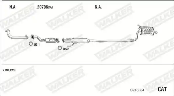 WALKER SZ40004