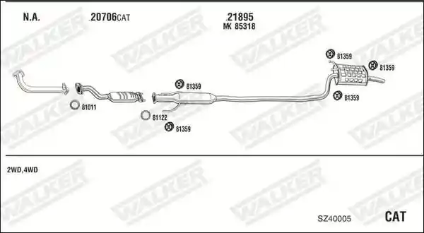 WALKER SZ40005