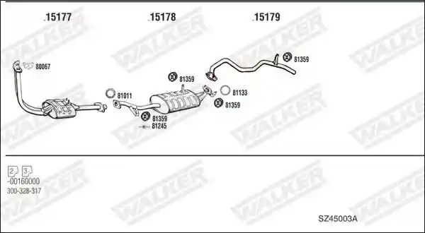 WALKER SZ45003A