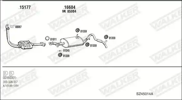 WALKER SZ45014A
