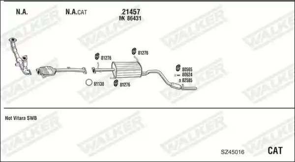 WALKER SZ45016