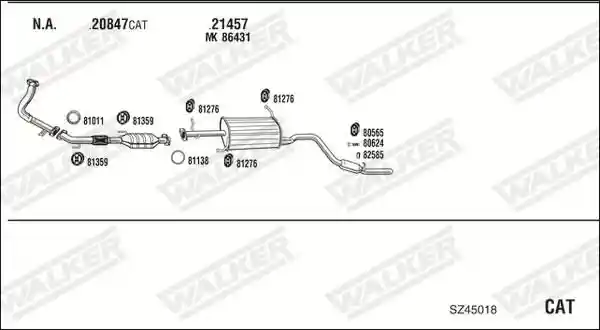 WALKER SZ45018