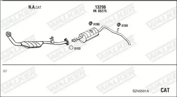 WALKER SZ45501A