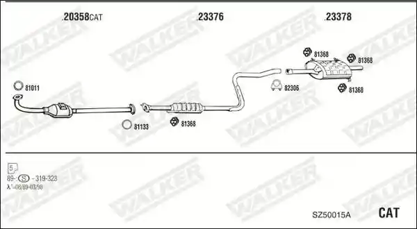 WALKER SZ50015A