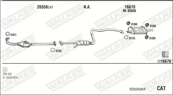WALKER SZ50026A