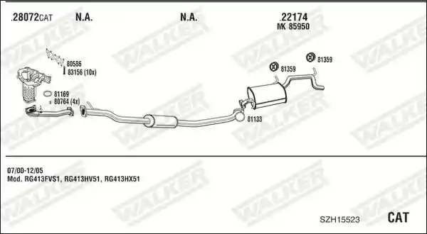 WALKER SZH15523