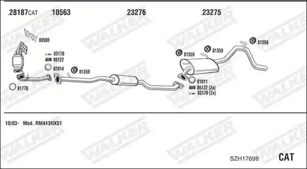 WALKER SZH17698