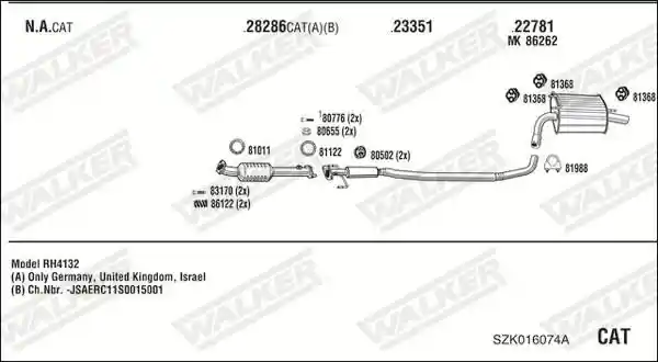WALKER SZK016074A