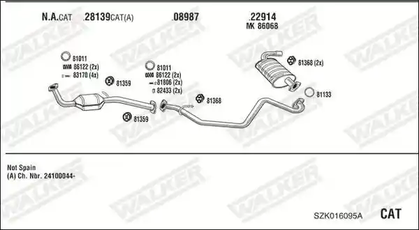 WALKER SZK016095A