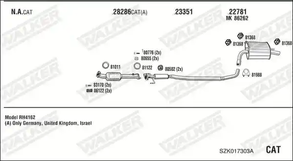 WALKER SZK017303A