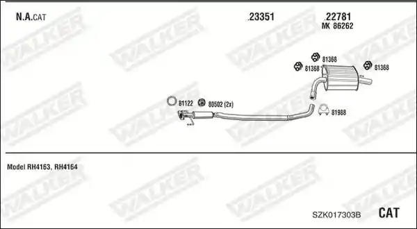 WALKER SZK017303B