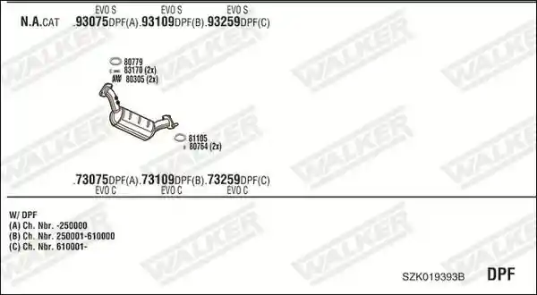 WALKER SZK019393B