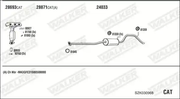 WALKER SZK030968