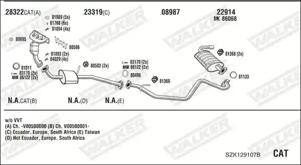 WALKER SZK129107B