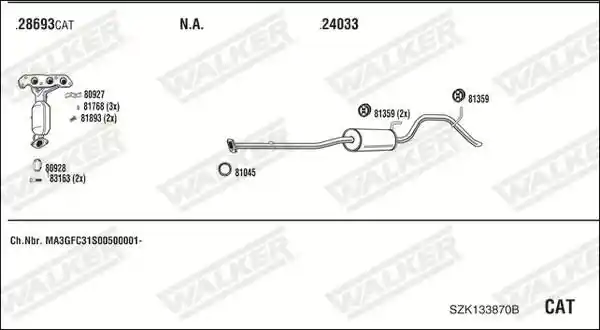 WALKER SZK133870B