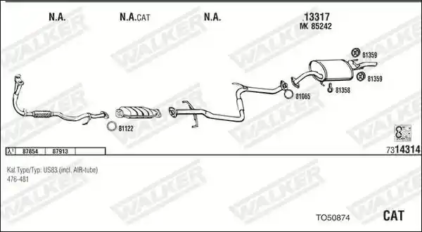WALKER TO50874