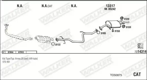 WALKER TO50875