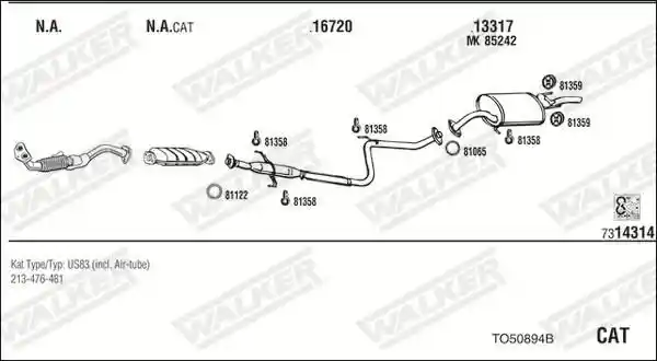WALKER TO50894B