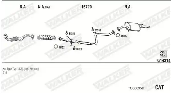 WALKER TO50895B