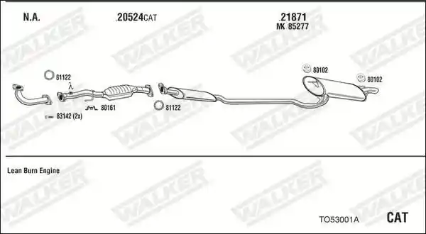 WALKER TO53001A