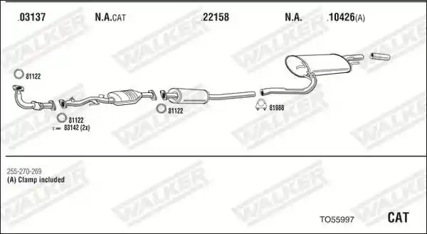 WALKER TO55997