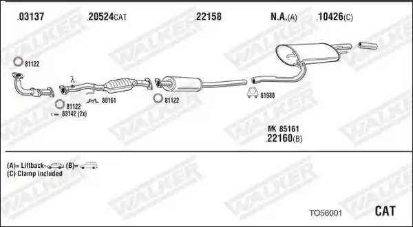 WALKER TO56001