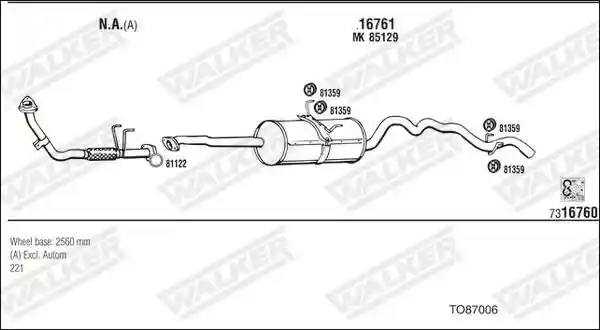 WALKER TO87006