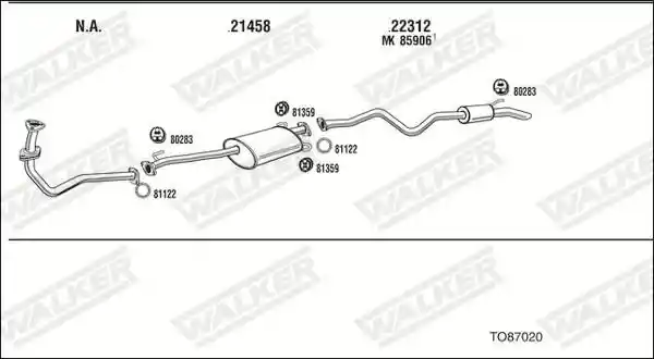 WALKER TO87020