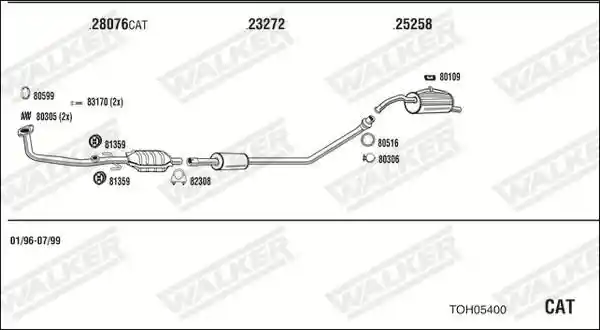 WALKER TOH05400