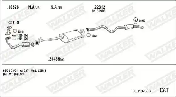 WALKER TOH10768B