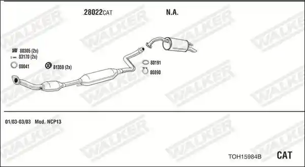 WALKER TOH15984B