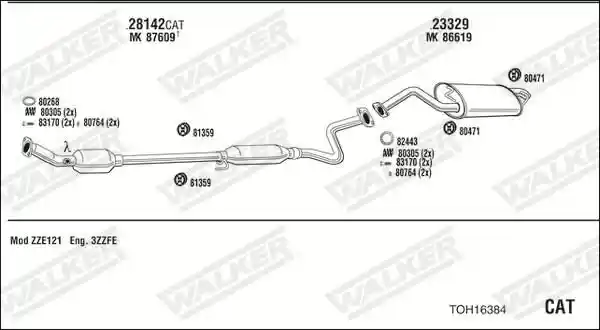WALKER TOH16384