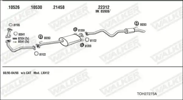 WALKER TOH27275A