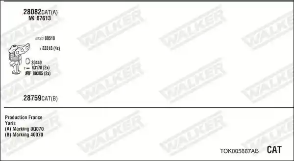 WALKER TOK005887AB