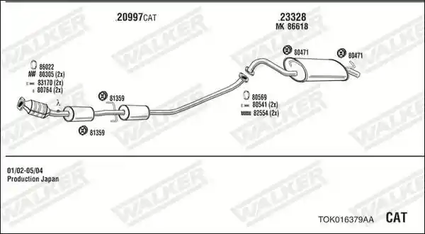 WALKER TOK016379AA